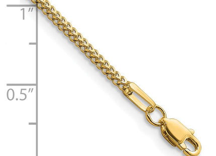 14K Franco with Lobster Clasp Bracelet (Style FRA040-7)