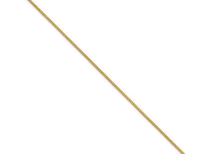 14K Franco with Lobster Clasp Bracelet, 7 x 1.3mm