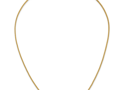 14K Franco with Lobster Clasp Bracelet, 22 x 1.4mm