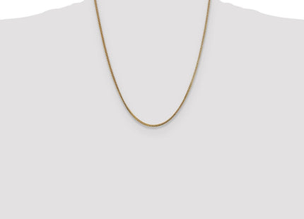 14K Franco with Lobster Clasp Chain (Style FRA050-22)