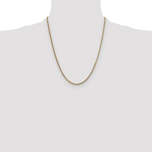 14K Franco with Lobster Clasp Chain (Style FRA050-22)