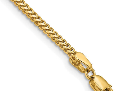 14K Franco with Lobster Clasp Bracelet (Style FRA050-7)