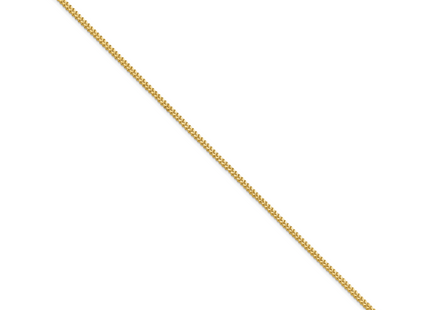 14K Franco with Lobster Clasp Bracelet, 7 x 1.5mm