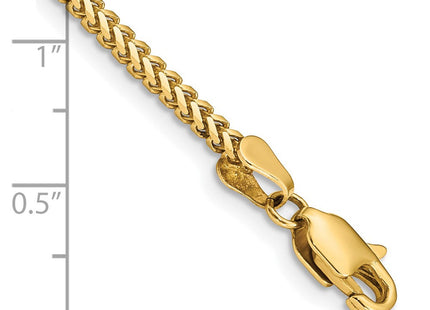 14K Franco with Lobster Clasp Bracelet (Style FRA065-7)