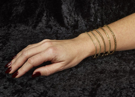 14k Yellow Gold Bracelets Style FRA080 - Classique Jewelry Inc.