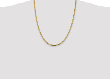 14K Franco with Lobster Clasp Chain (Style FRA070-22)