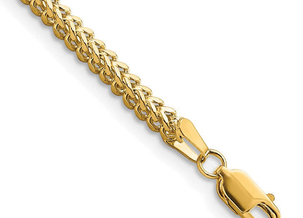 14K Franco with Lobster Clasp Bracelet (Style FRA070-7)
