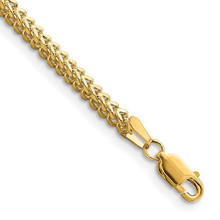 14K Franco with Lobster Clasp Bracelet (Style FRA070-7)