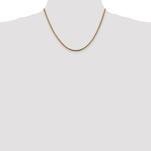 14K Franco with Lobster Clasp Chain (Style FRA080-18)