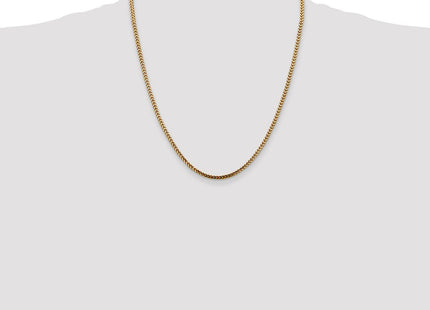 14K Franco with Lobster Clasp Chain (Style FRA080-22)