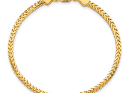 14K Franco with Lobster Clasp Bracelet (Style FRA080-7)