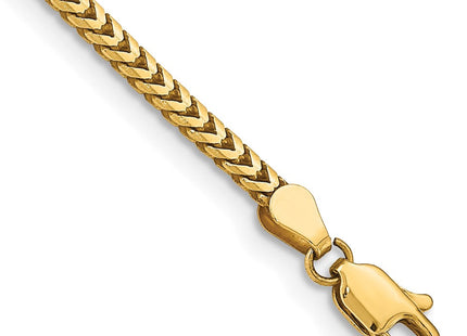 14K Franco with Lobster Clasp Bracelet (Style FRA080-7)