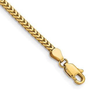 14K Franco with Lobster Clasp Bracelet (Style FRA080-7)