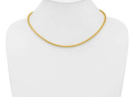 14K Franco with Fancy Lobster Clasp Chain (Style FRA100-18)