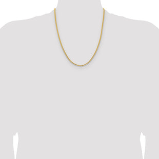 14K Franco with Fancy Lobster Clasp Chain (Style FRA100-22)