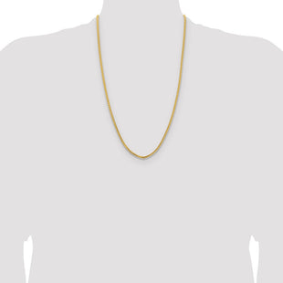 14K Franco with Fancy Lobster Clasp Chain (Style FRA100-26)