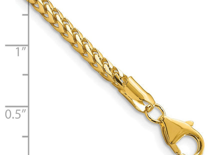 14K Franco with Fancy Lobster Clasp Chain (Style FRA100-9)