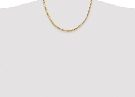14K gold franco link bracelet