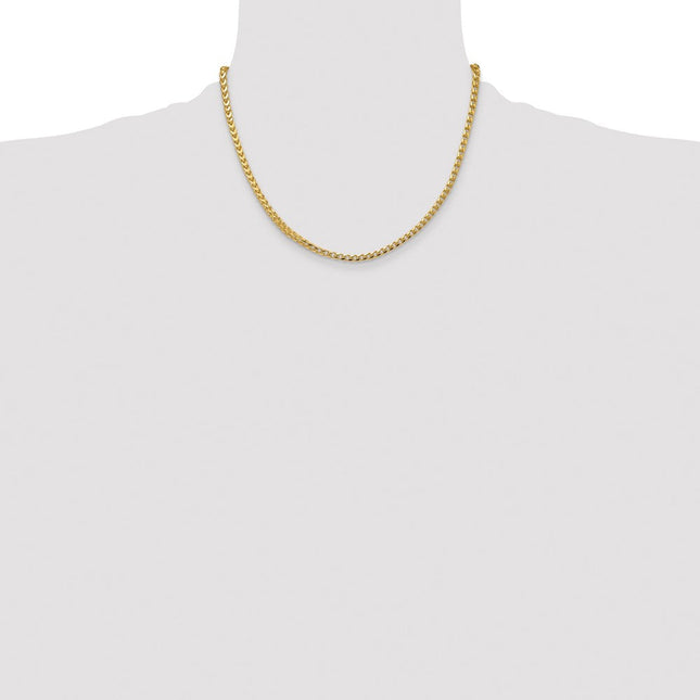 14K Franco with Fancy Lobster Clasp Bracelet