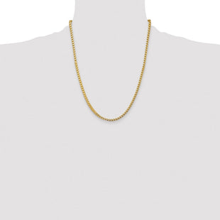 14K Franco with Fancy Lobster Clasp Chain (Style FRA120-22)