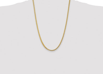 14K Franco with Fancy Lobster Clasp Chain (Style FRA120-24)