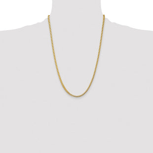 14K Franco with Fancy Lobster Clasp Chain (Style FRA120-24)