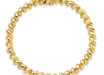 14k Yellow Gold Bracelets Style FSM8 - Classique Jewelry Inc.