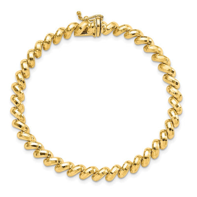14K Faceted San Marco Bracelet