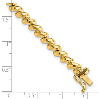 14K Faceted San Marco Bracelet