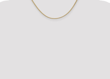 14K gold wheat link bracelet