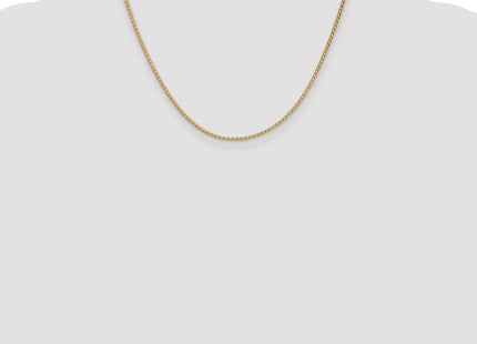 14K Flat Wheat with Lobster Clasp Chain (Style FW050-18)