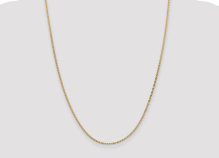 14K Flat Wheat with Lobster Clasp Chain (Style FW050-24)