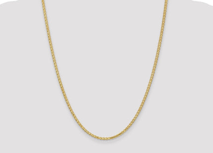 14K Flat Wheat with Lobster Clasp Chain (Style FW085-24)