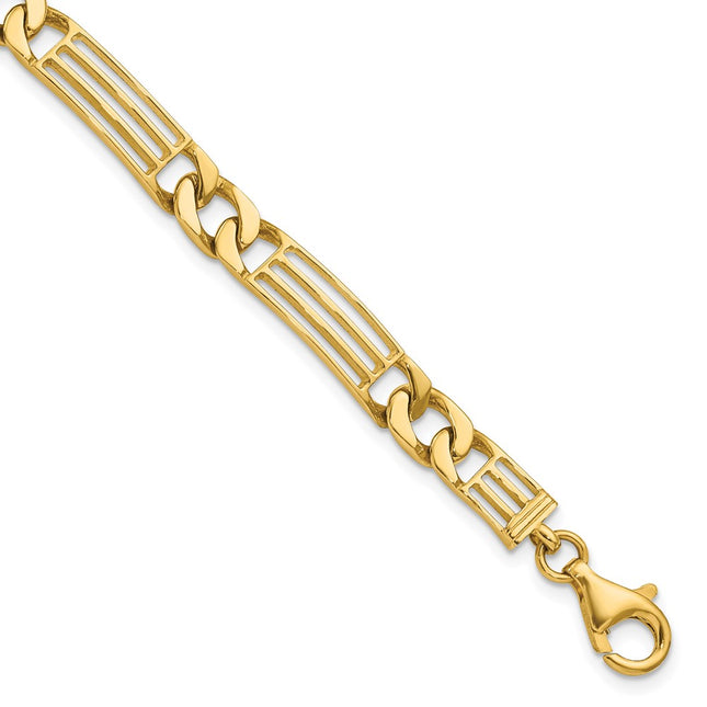 14k Yellow Gold Bracelets Style GB242 - Classique Jewelry Inc.