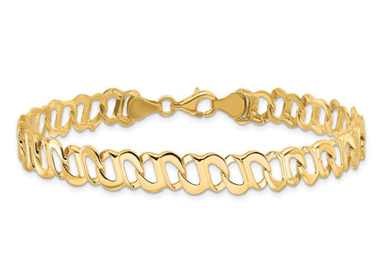 14K gold bracelet, further view