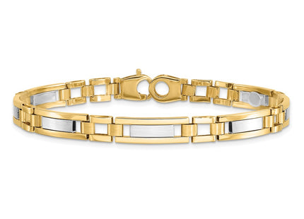 14k Two-tone Bracelets Style GB247 - Classique Jewelry Inc.