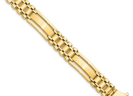 14K gold bar bracelet