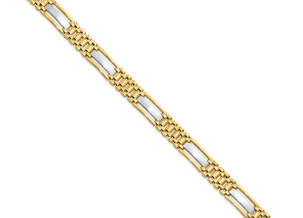 14k Two-tone Bracelets Style GB255 - Classique Jewelry Inc.