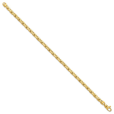 14K Polished Fancy Link Bracelet, 8.25 x 4.4mm