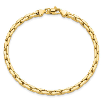 14K Polished Fancy Link Bracelet, 8.25 x 4.4mm
