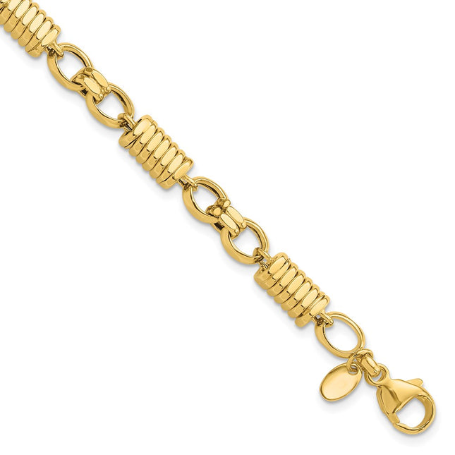 14k Yellow Gold Bracelets Style GB284 - Classique Jewelry Inc.