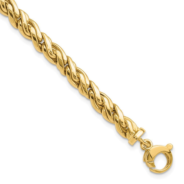 14k Yellow Gold Bracelets Style GB285 - Classique Jewelry Inc.