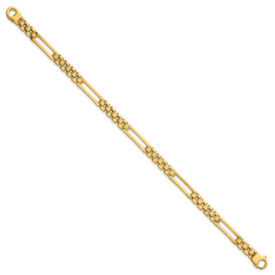 14K Polished Fancy Open Multi Link Bracelet