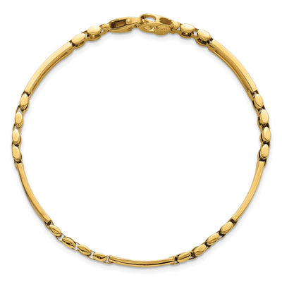 14K Polished Fancy Open Multi Link Bracelet