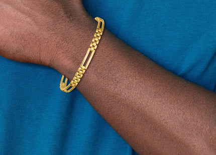 14k Polished Fancy Open Multi Link Bracelet