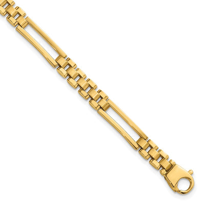 14K Polished Fancy Open Multi Link Bracelet