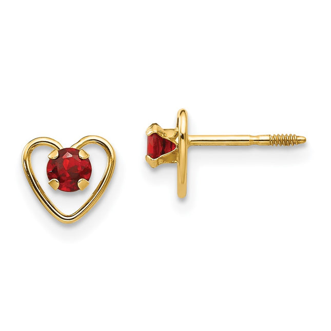 14k Yellow Gold Earrings Style GK100 - Classique Jewelry Inc.