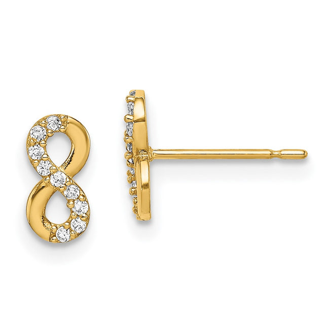 14k Yellow Gold Earrings Style GK1000 - Classique Jewelry Inc.