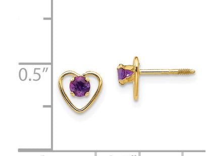 14k Yellow Gold Earrings Style GK101 - Classique Jewelry Inc.