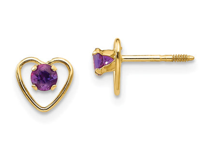 14k Yellow Gold Earrings Style GK101 - Classique Jewelry Inc.